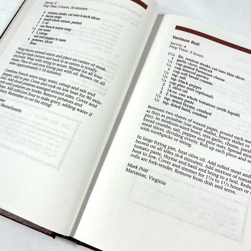 Wild Game Cookbook 1994 Field Tested Recipes North American Hunting Club NAHC
